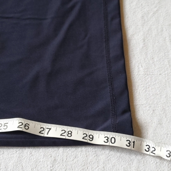 T by Talbots Navy Blue Out and About Wide Leg Sz. L Pants - Picture 6 of 16